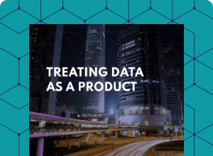 Treating data as a product