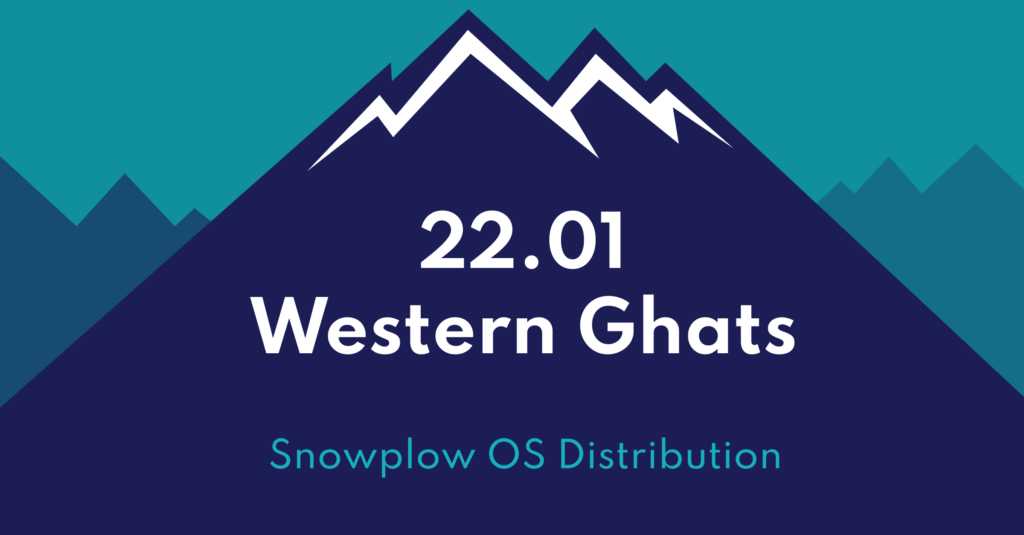 Introducing Snowplow 22.01 Western Ghats